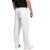 Chef Works Unisex Essential Baggy Pants in White - Polycotton - Elasticated - XS