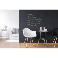 FILMOLUX Film tableau noir avec dos enduit adhésif à points repositionnable, pose facile 1,372 x 30m - produit supprimé à épuisement du stock