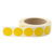 Markierungspunkte Ø 30 mm, gelb, 1.000 runde Etiketten auf 1 Rolle/n, 3 Zoll (76,2 mm) Kern, Folienpunkte permanent, Verschlussetiketten