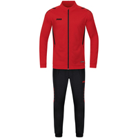 Trainingsanzug Polyester Challenge, rot/schwarz, 34