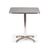 Aluminium bistro - Tables square pedestal table