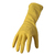 Coppia di guanti in lattice felpato R90 - tg S - giallo - Reflexx