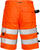 High Vis Handwerkershorts Kl.2 2028 PLU Warnschutz-orange - Rückansicht