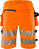 HighVis Green Handwerker Stretch-Shorts Kl.2,2646GSTP Warnsch.-orange/marine - Rückansicht