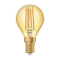 LED Filamentlampe ESSENCE AMBIENTE LUX Tropfenform, D22, E14, 2,5W, 2400K, 220lm, gold