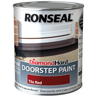 Ronseal 35404 Diamond Hard Doorstep Paint Tile Red 750ml