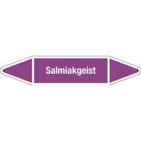 Aufkleber Salmiakgeist, violett, Folie, 180 x 37 mm, L712