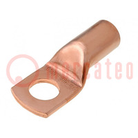 Tip: ring tube; M16; 120mm2; crimped; for cable; L: 53mm; copper