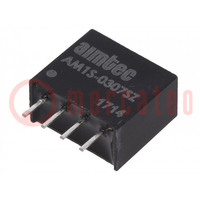 Converter: DC/DC; 1W; Uin: 2.97÷3.63V; Uout: 7.2VDC; Iout: 139mA