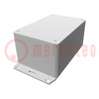 Enclosure: multipurpose; X: 80mm; Y: 120mm; Z: 60mm; 1591; ABS; grey