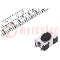 Microswitch TACT; SPST-NO; Pos: 2; 0.05A/32VDC; SMT; none; 2N; 2.5mm