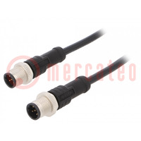 Cable: for sensors/automation; PIN: 5; M12-M12; B code-Profibus