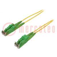 Fiber patch cord; E2/APC,both sides; 3m; Optical fiber: 9/125um