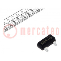 Transistor: P-MOSFET; unipolair; -50V; -0,13A; Idm: -1,2A; 0,3W