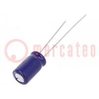 Capacitor: electrolytic; THT; 100uF; 35VDC; Ø6.3x11.2mm; ±20%; M