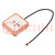 Antenna; GPS; 3dBi; RHCP; for building in; 50Ω; 25x25x7mm; -40÷85°C
