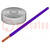 Leitungen; LifY; 1x0,25mm2; Line; Cu; PVC; violett; 300V; -15÷80°C