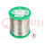 Soldering wire; Sn97Ag3; 0.7mm; 250g; lead free; reel; 221°C