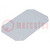 Mounting plate; zinc-plated steel