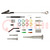 Oscilloscope probe accessory kit; 27pcs.
