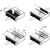 SCHROFF Lüftungsblech mit Schlauchanschlüssen, rückseitig, Aussendurchmesser 80 mm, St, 1 mm, Oberfläche AlZn