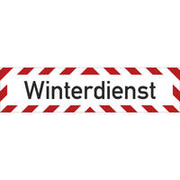 SafetyMarking Winterdienst, Magnetfolie, Größe (BxH): 29,7 x 10,5 cm