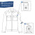 Berufbekleidung Bundjacke Baumwolle, kornblau, Gr. 24-29, 42-64, 90-110 Version: 24 - Größe 24