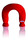 Detailbild - Nackenwärmflasche aus Gummi, mit Fleecebezug rot