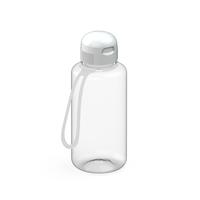 Artikelbild Trinkflasche "Sports", 700 ml, inkl. Strap, transparent/weiß