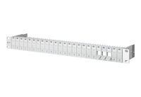Keystone 19 Zoll Modulträger 1HE 24 Port lichtgrau unbestückt, ungeschirmt