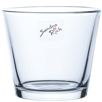 CONI conical pot - klar - 10x10x9cm - Glas