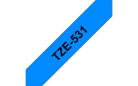 TZe-Schriftbandkassetten TZe-531, schwarz auf blau Bild1