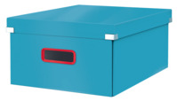 Aufbewahrungs- und Transportbox Click & Store Cosy Groß, Karton, blau