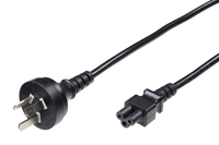 Microconnect PE150818 power cable Black 1.8 m Power plug type I C5 coupler