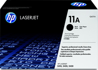 HP 11A Black Original LaserJet Toner Cartridge festékkazetta 1 db Eredeti Fekete
