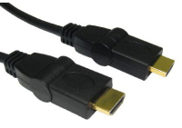 Cables Direct Swivel HDMI High Speed w/ Ethernet, 7m HDMI cable HDMI Type A (Standard) Black