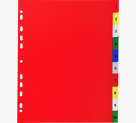 Exacompta 84E divider Polypropylene (PP) Multicolour