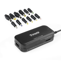 TooQ TQLC-90BS02M cargador de dispositivo móvil Videocámara digital, Cámara digital, MP3, Teléfono móvil Negro Corriente alterna Interior