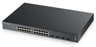 Zyxel XGS2210-28 Managed L2 Gigabit Ethernet (10/100/1000) 1U Black