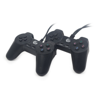 Gembird JPD-UB2-01 Gaming-Controller Schwarz USB 2.0 Gamepad PC