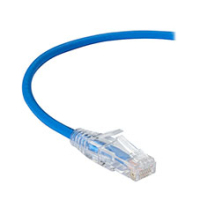 Black Box C6APC28-BL-01 networking cable Blue 0.3 m Cat6a U/UTP (UTP)