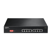 Edimax GS-1008P V2 Netzwerk-Switch Gigabit Ethernet (10/100/1000) Power over Ethernet (PoE) Schwarz