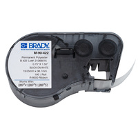 Brady M-90-422 label-making tape Black on white