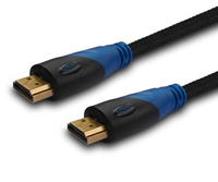 Savio CL-49 HDMI kabel 5 m HDMI Type A (Standaard) Zwart, Blauw