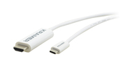 Kramer Electronics C-USBC/HM-6 1,8 m USB Tipo C HDMI tipo A (Estándar) Blanco