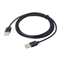 Akyga AK-USB-11 cable USB 1,8 m USB 2.0 USB A 2 x USB A Negro