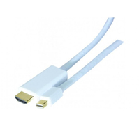 Hypertec 128061-HY video kabel adapter 2 m HDMI Type A (Standaard) Mini DisplayPort Wit