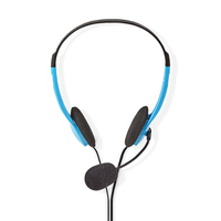 Nedis CHST100BU hoofdtelefoon/headset Blauw
