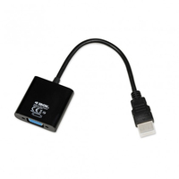 iBox IAHV01 adapter kablowy HDMI Typu A (Standard) VGA (D-Sub) Czarny