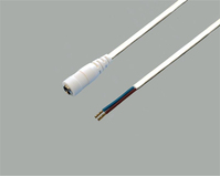 BKL Electronic 072097 kabel zasilające Biały 2,5 m